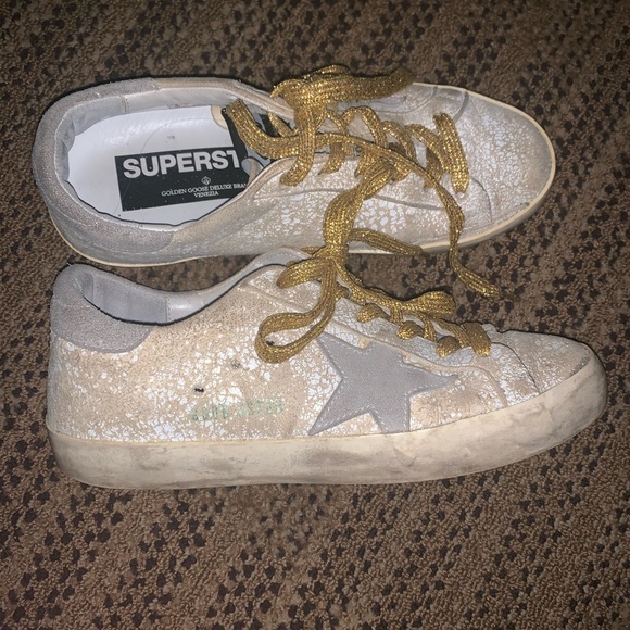 Golden goose gold laces Clearance